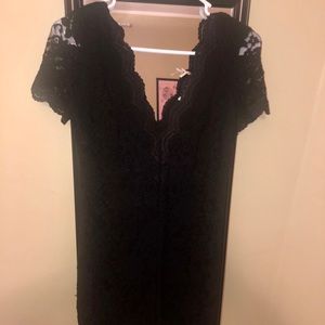 Lace Black Dress from Urban Outfitters